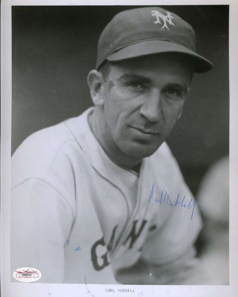 Carl Hubbell Jsa Signed Certified 8x10 Photo Authentic Autograph