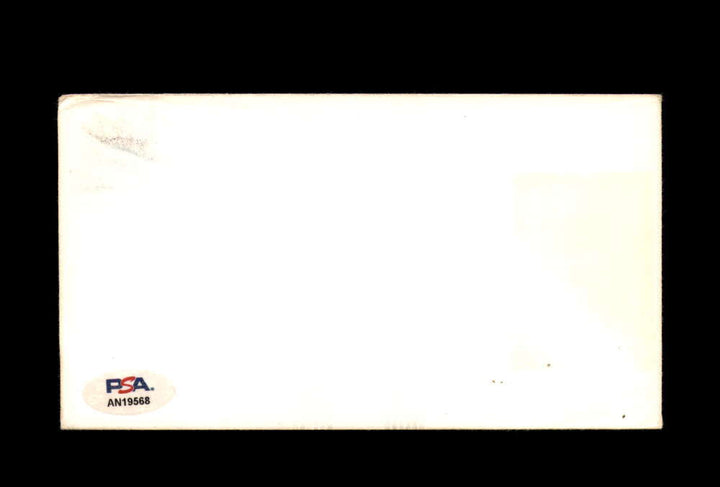 Curt Gowdy PSA DNA Signed FDC 1983 First Day Cover Cache Babe Ruth Autograph