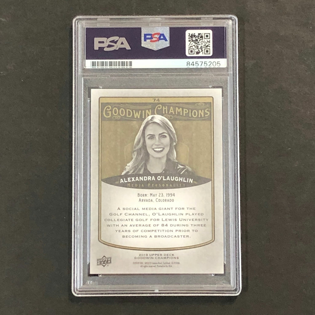 2019 Goodwin Champions #74 Alexandra O'Laughlin Signed Card PSA/DNA Encapsulated