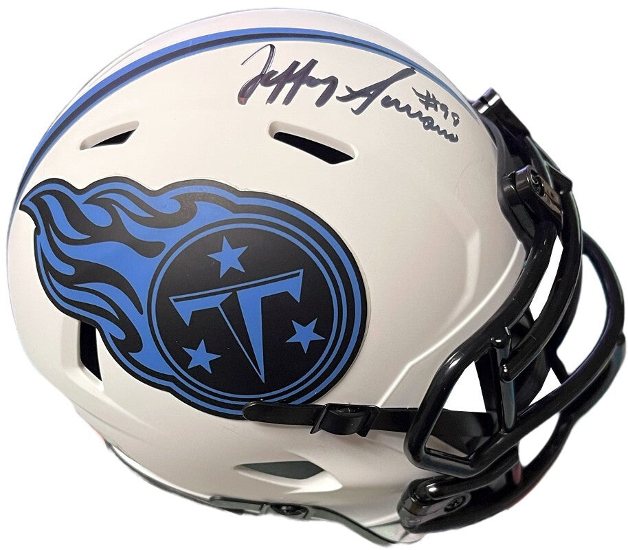 Jeffery Simmons signed Tennessee Titans NFL Lunar Speed Mini Helmet #98 – JSA W