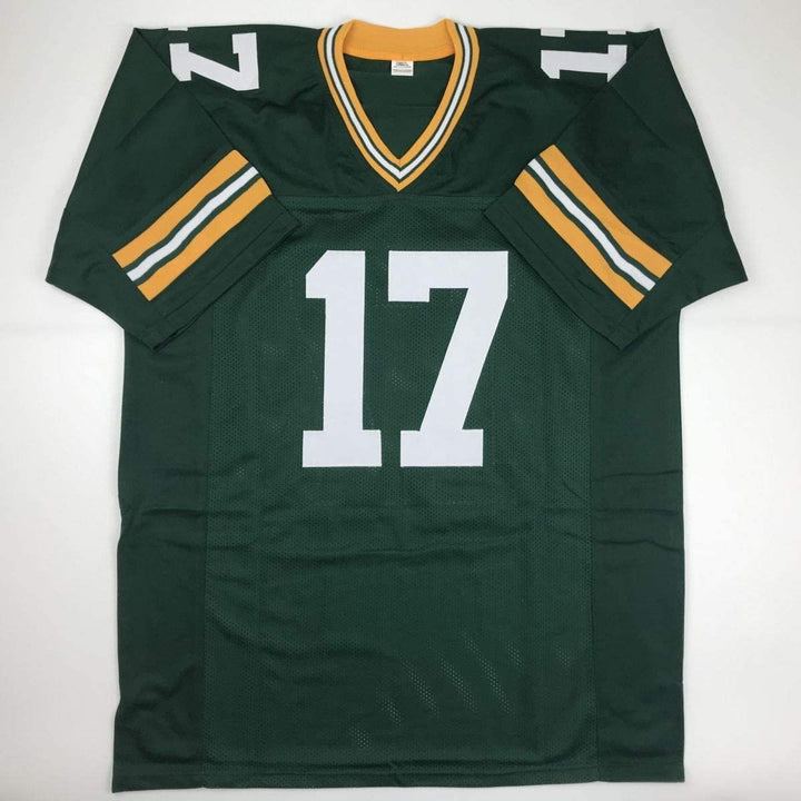 Autographed/Signed DAVANTE ADAMS Green Bay Green Jersey JSA COA Auto