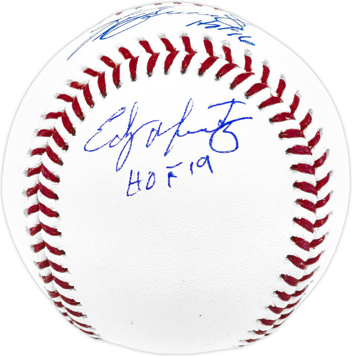 Ichiro Suzuki Ken Griffey Jr Edgar Martinez Auto Baseball Mariners "HOF" Beckett