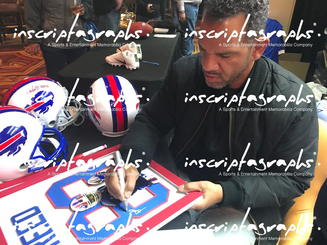 Andre Reed Signed 3D Jersey Photo Autograph COA 16x20 Inscribed Buffalo Bills