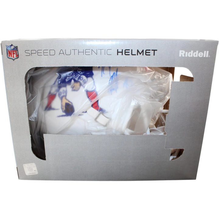 Rob Gronkowski Autographed New England Patriots Pro Helmet TB Beckett WIT 58326
