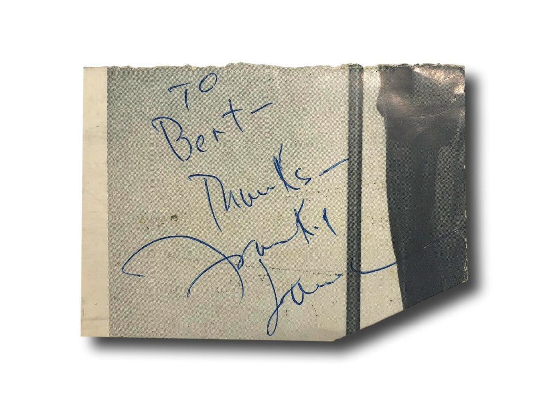 Frankie Laine Hand Signed Page Cut JSA COA Autograph Actor Singer