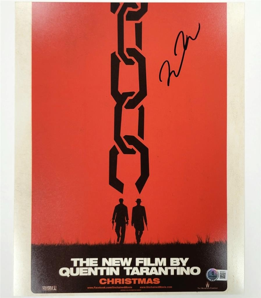 Quentin Tarantino signed Django Unchained 11x14 photo autograph ~ Beckett BAS