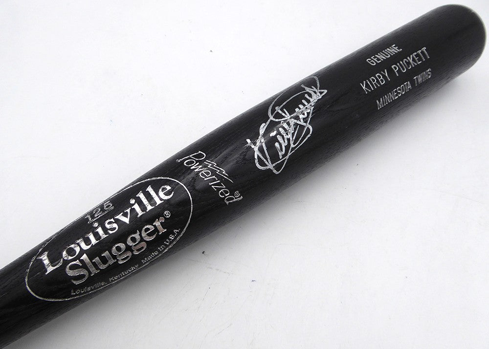 Kirby Puckett Signed L Slugger Game Model Bat Minnesota Twins JSA
