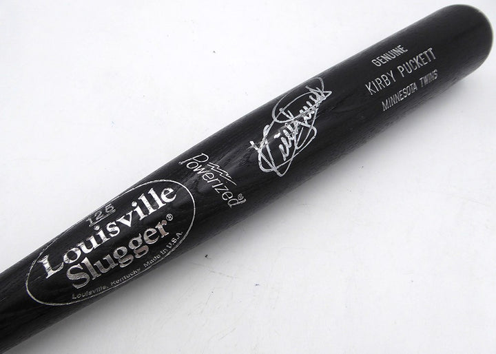 Kirby Puckett Signed L Slugger Game Model Bat Minnesota Twins JSA