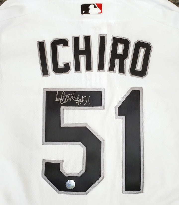 Mariners Ichiro Suzuki Auto White Majestic 2003 All-Star Game Jersey Size XL 51