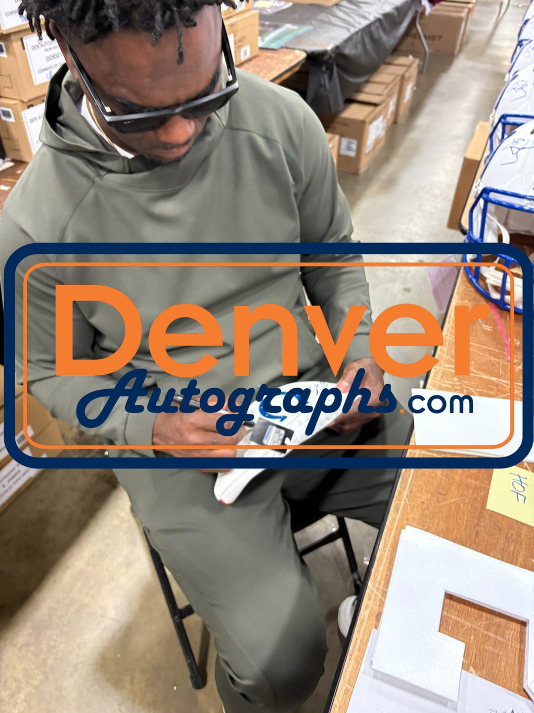 Edgerrin James Autographed Indianapolis Colts Logo Football HOF Beckett 54299