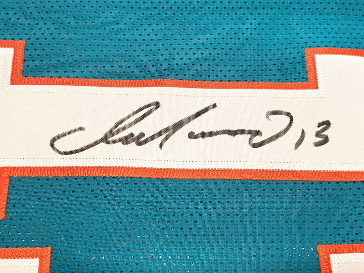 Miami Dolphins Dan Marino Autographed Signed Teal Jersey Beckett BAS QR