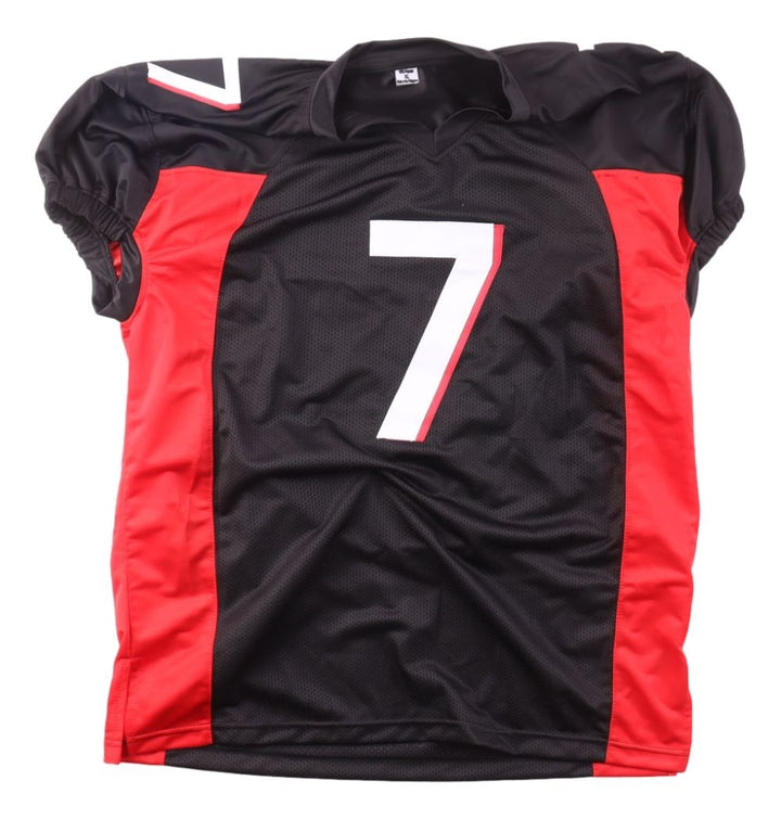 Bijan Robinson Atlanta Signed Black Pro Cut Football Jersey BAS