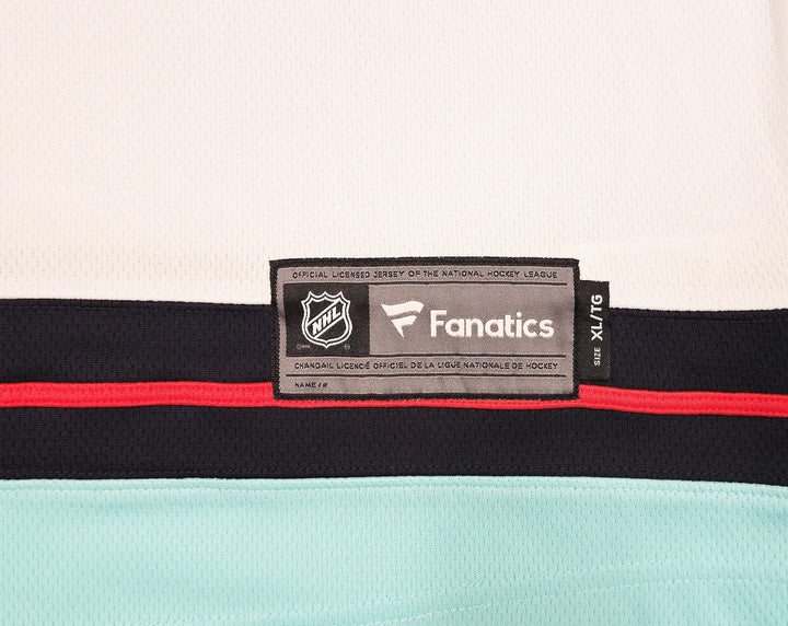 Kraken Joonas Donskoi Auto White Fanatics Breakaway Jersey XL Inaugural Season
