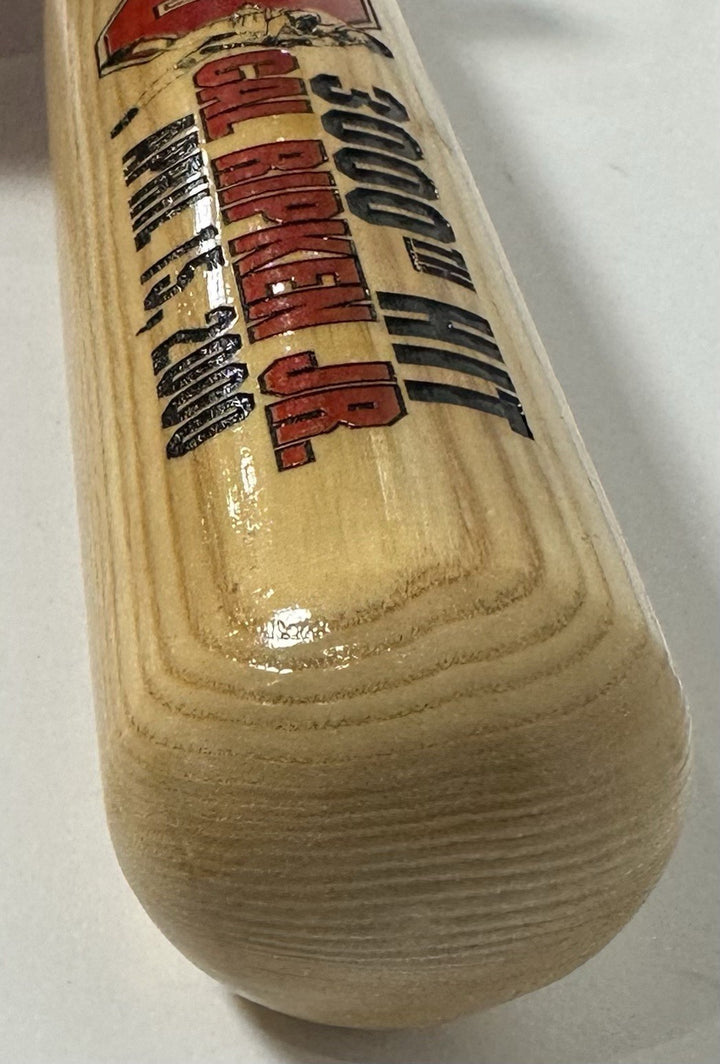 Cal Ripken Jr Signed Cooperstown 3000 Hit Bat LE Orioles w/ Baseball Auto Goldin