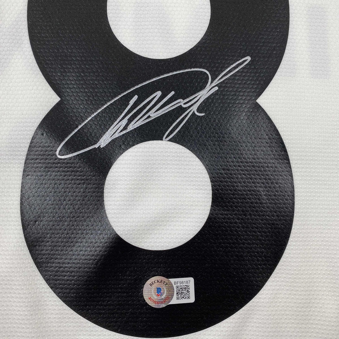 Autoed/Signed Ricardo Kaka Real Madrid White Futbol Jersey Beckett BAS COA