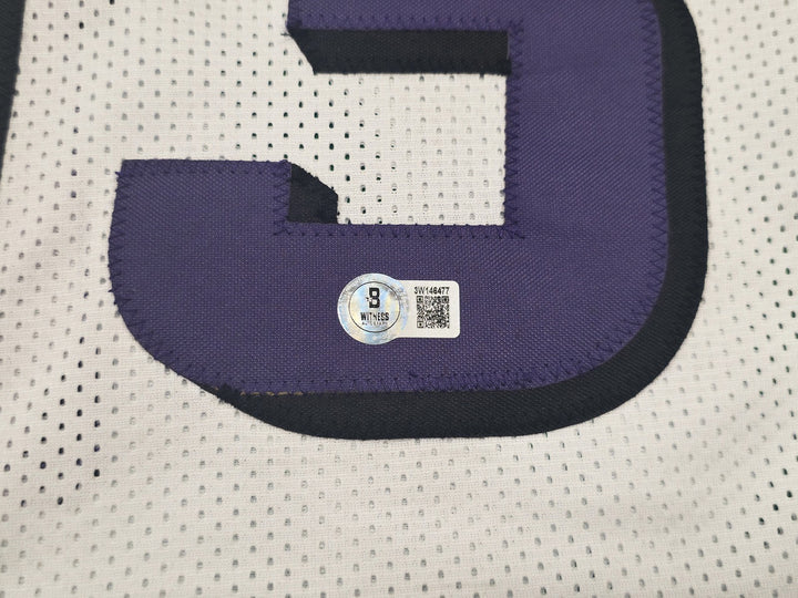 Phoenix Suns Steve Nash Autographed Signed White Stat Jersey Beckett Wit