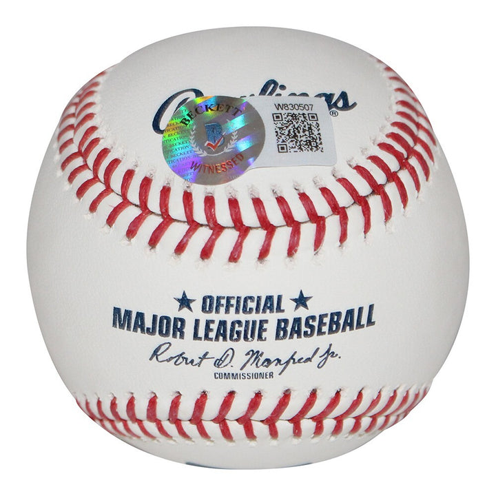 Jim Rice Autographed/Signed Boston Red Sox 382 HR Baseball Beckett 40577