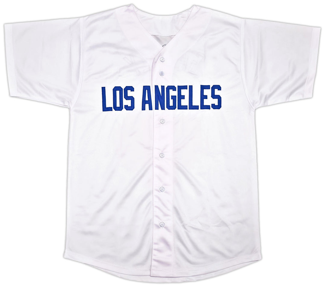 Los Angeles Dodgers Steve Garvey Signed White Jersey Beckett Wit