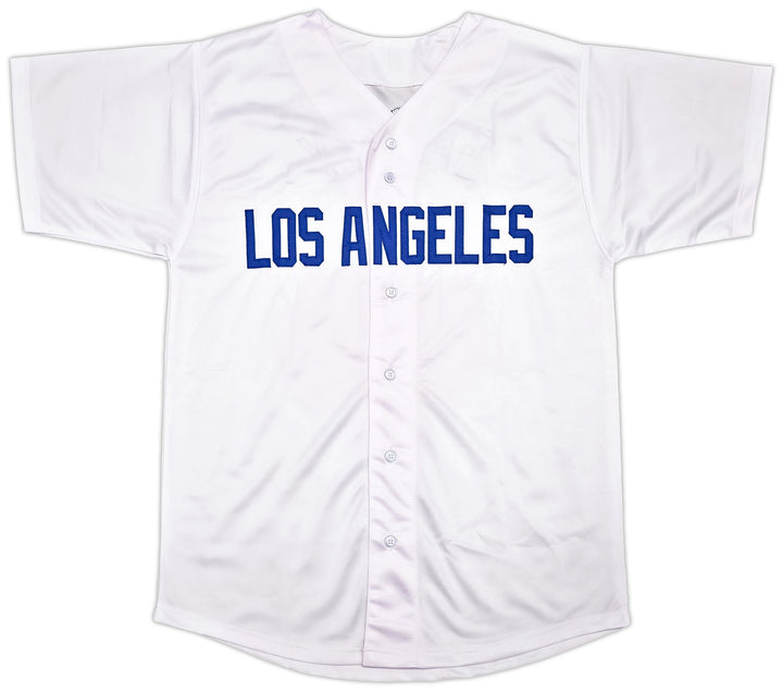 Los Angeles Dodgers Steve Garvey Signed White Jersey Beckett Wit