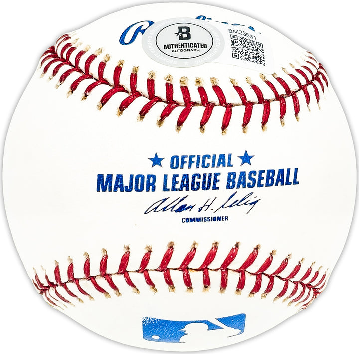 Bill McCool Signed MLB Baseball St. Louis Cardinals, San Diego Padres Beckett QR