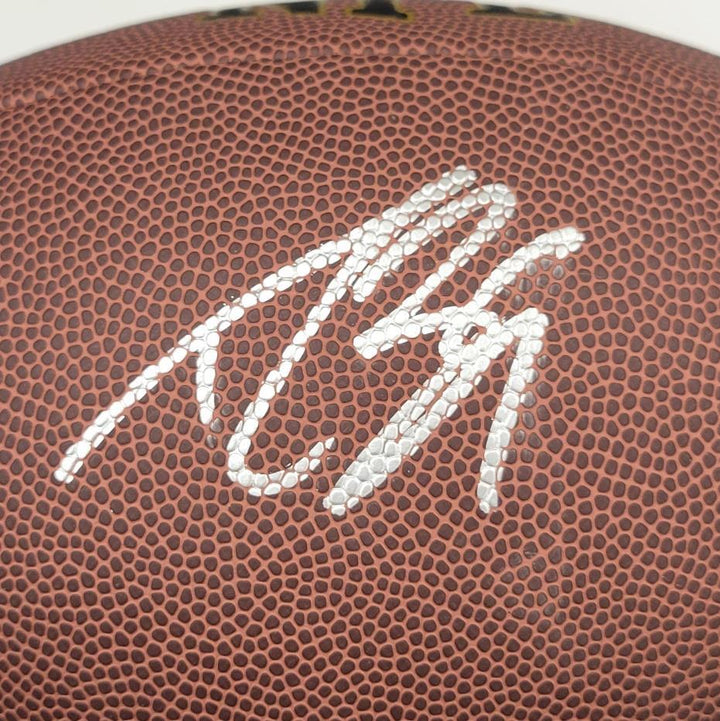 Drew Brees signed Replica NFL Football autograph New Orleans Saints~ Beckett BAS