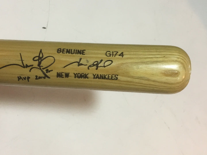 Jason Giambi signed Game Issued 34 “ LS Baseball bat INS 2000 MVP Autograph JSA