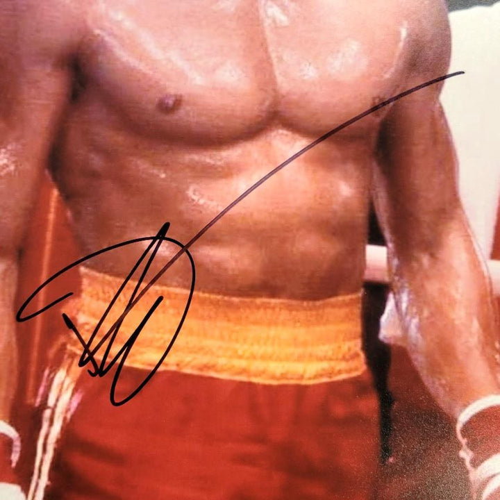 Dolph Lundgren signed Drago Rocky 11x14 Photo autograph ~ Beckett BAS Holo