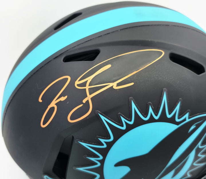 Jason Taylor Signed Dolphins Eclipse Black Full Size Speed Authentic Helmet JSA