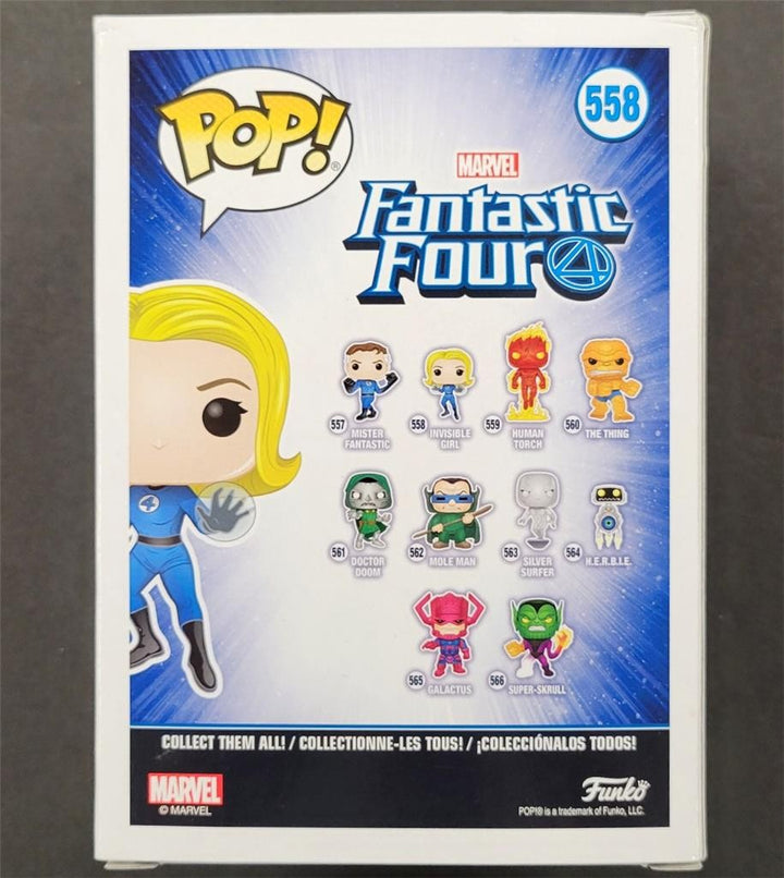 Jessica Alba signed Invisible Girl Funko Pop! 558 Fantastic Four autograph C JSA