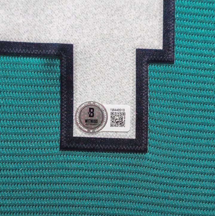 Mariners Ken Griffey Jr. Signed Framed Teal Nike Jersey "HOF 16" Beckett Wit