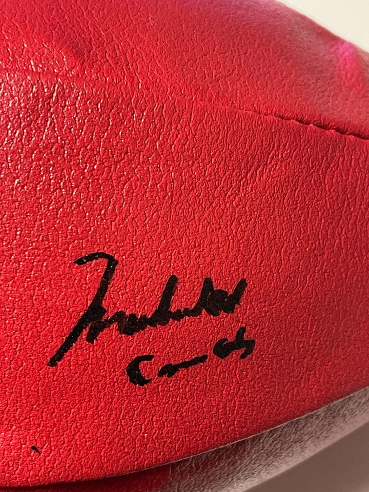 Muhammad Ali Signed Everlast Red Leather Boxing Speed Bag Cassius Clay- Beckett