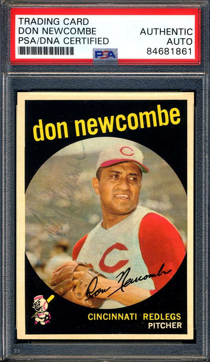 Don Newcombe PSA DNA Signed 1959 Topps Autograph