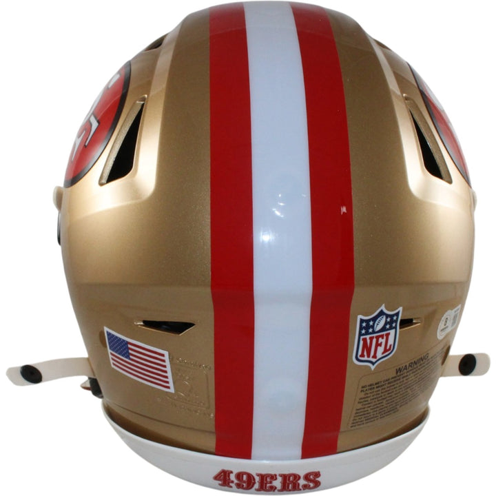 Fred Warner Autographed San Francisco 49ers SpeedFlex TB Helmet Beckett 56482