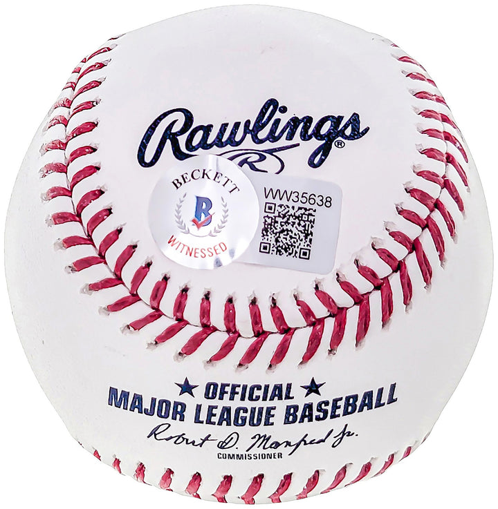 Miguel Vargas Autographed Signed MLB Baseball Dodgers, White Sox Beckett Wit