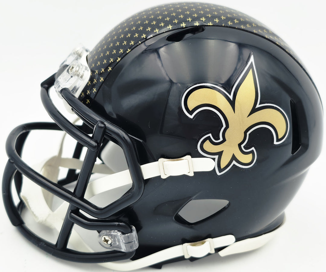 Ricky Williams Signed New Orleans Saints 2022 Alternate Speed Mini Helmet JSA