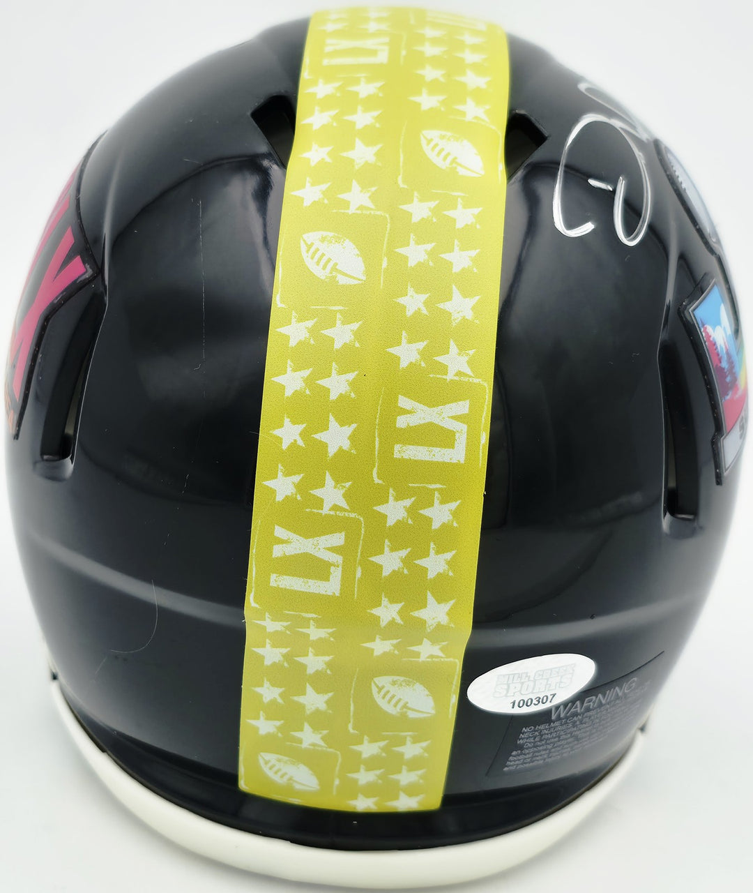 Devon Witherspoon Signed Seahawks Black SB LX Logo Speed Mini Helmet MCS Holo