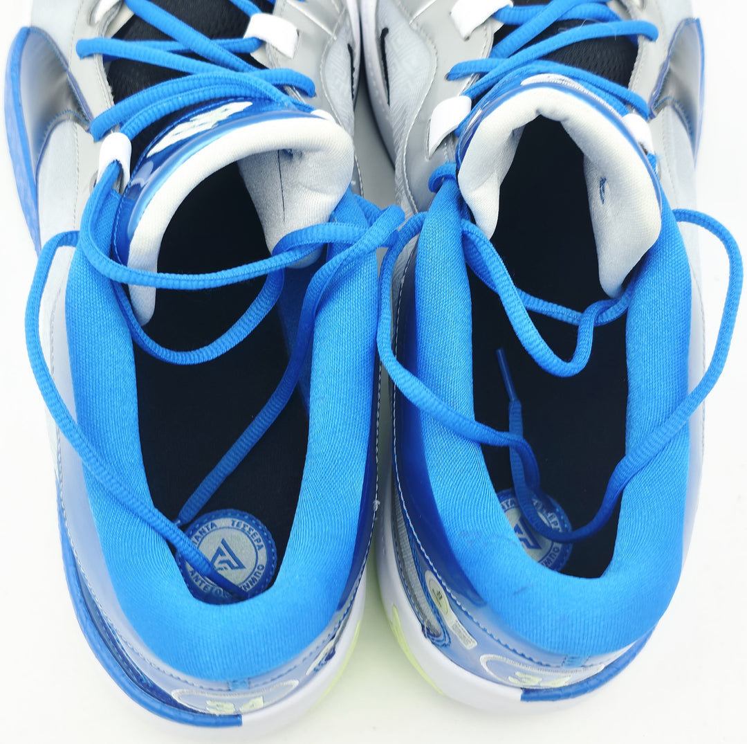 Giannis Antetokounmpo Auto Signed Nike Zoom Freak 5 Shoes Bucks Size 17 Beckett