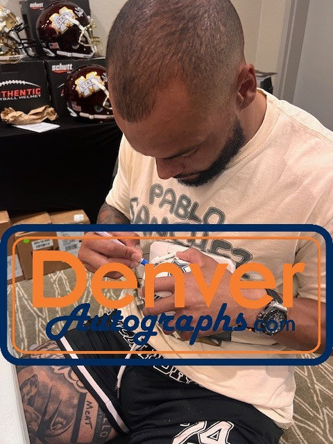 Dak Prescott Autographed/Signed Dallas Cowboys 24 STS Mini Helmet Beckett 56338