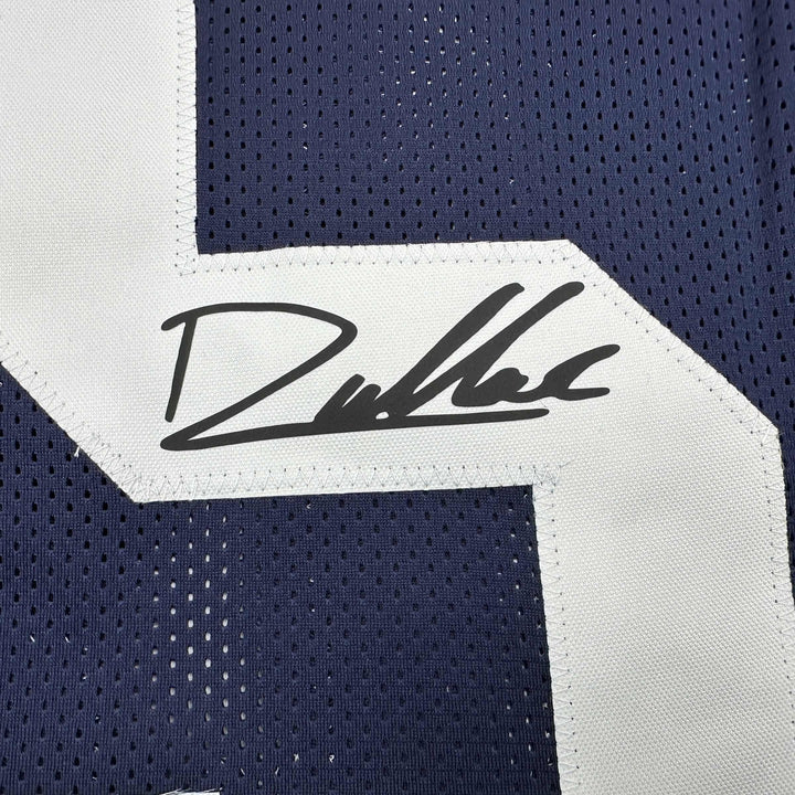 Facsimile Autographed Drew Allar Penn State Blue Reprint Jersey Size Men's XL