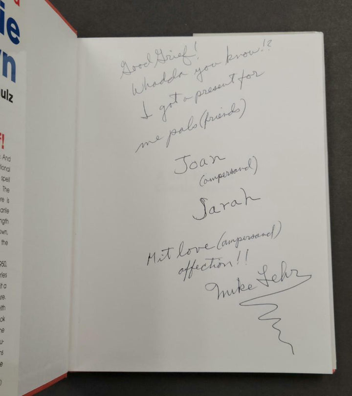 Peter Robbins signed A Boy Named Charlie Brown Book Voice of CB ~ Peanuts Holo