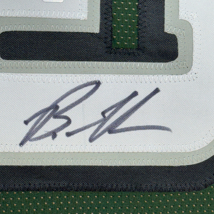 Framed Autographed/Signed Brandon Graham 33x42 Philadelphia Green Jersey JSA COA