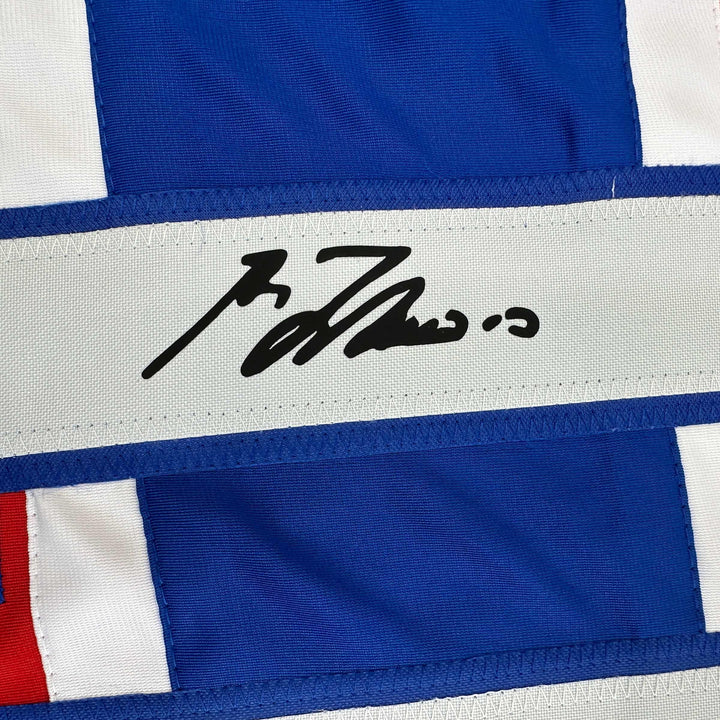 Facsimile Autographed Guy LaFleur Montreal Red Reprint Jersey Size Men's XL