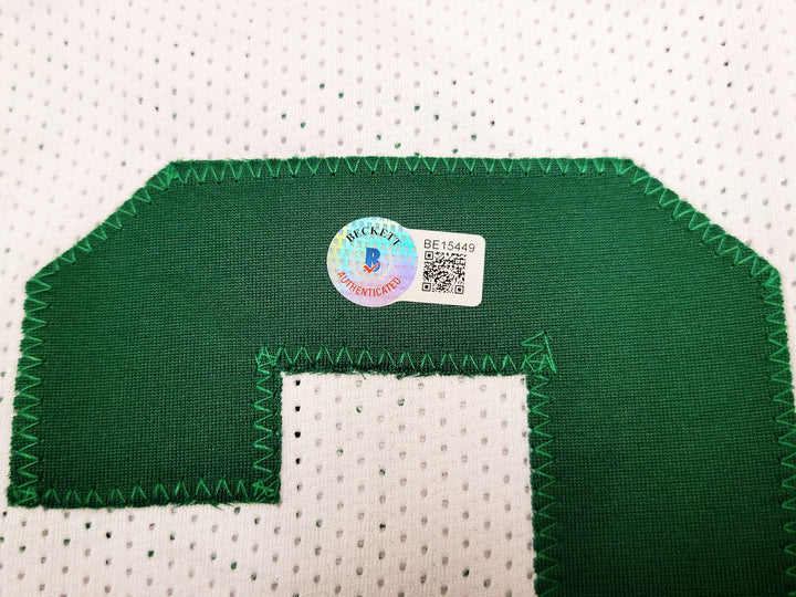Boston Celtics Larry Bird Autographed Signed White Jersey Beckett BAS