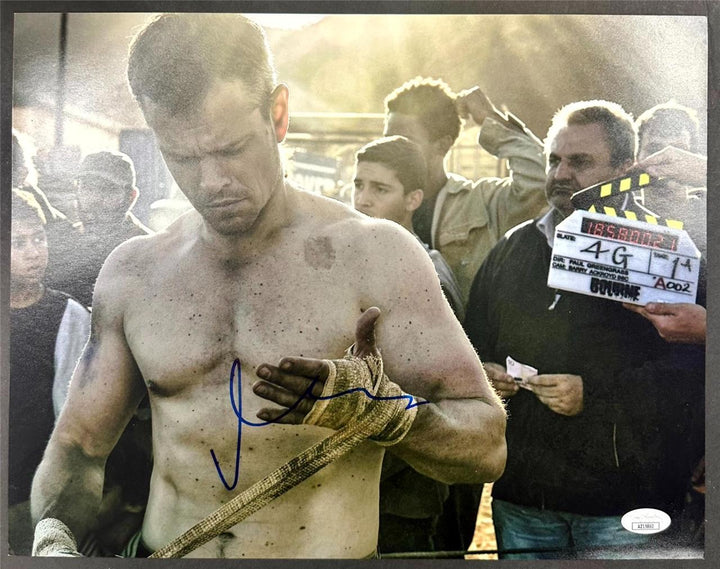 Matt Damon signed Jason Bourne 11x14 photo autograph ~ JSA COA