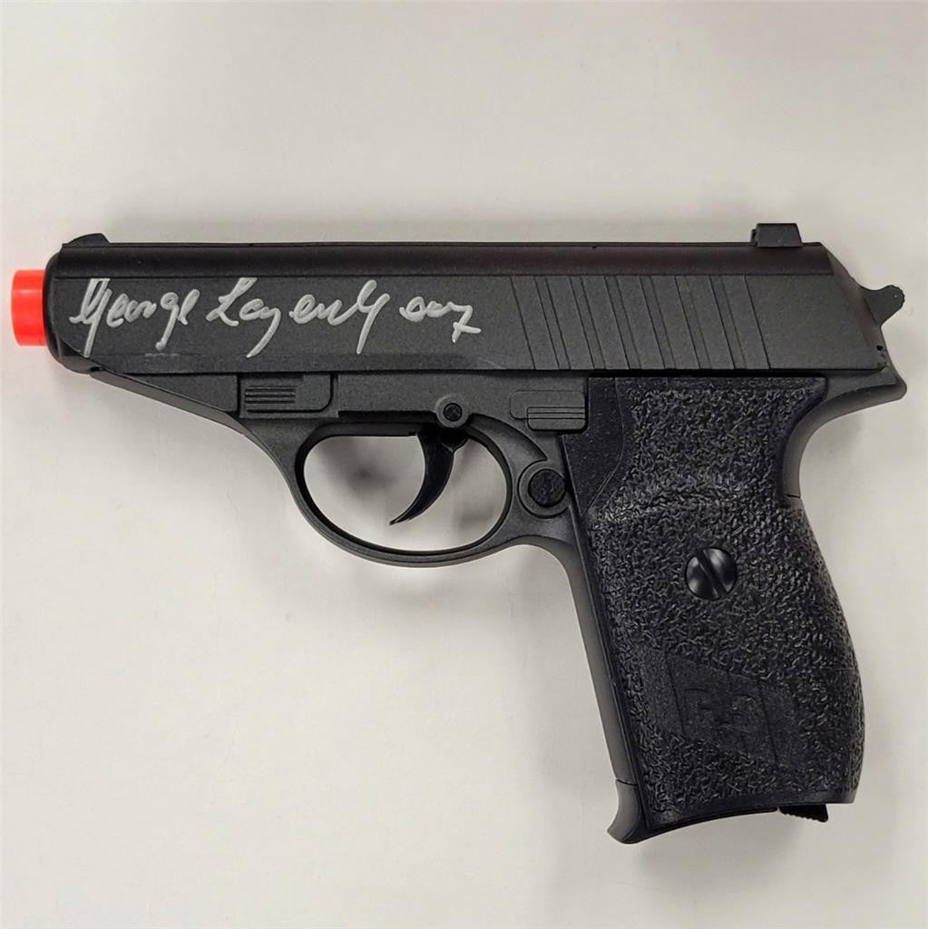 George Lazenby signed James Bond 007 Airsoft Gun LE #'ed /50 ~ Beckett BAS