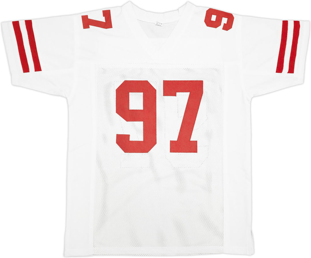 San Francisco 49ers Nick Bosa Autographed Signed White Jersey Beckett Wit