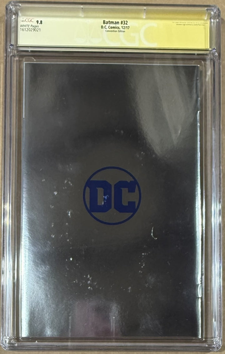Ben Affleck Autographed Batman NYCC Convention Foil Variant SS #32 CGC 9.8 56596