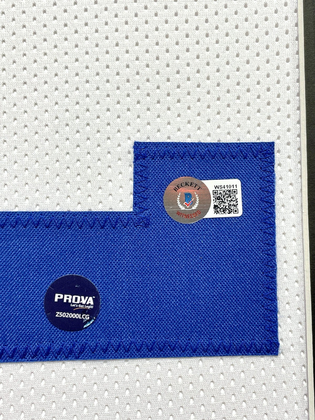 Emmitt Smith Autographed Dallas Cowboys Jersey Framed BAS Prova Signed White