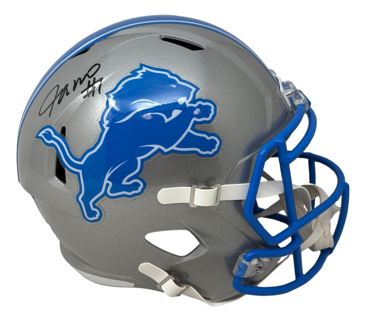 Jameson Williams Signed Detroit Lions Full Size Speed Replica Helmet BAS ITP