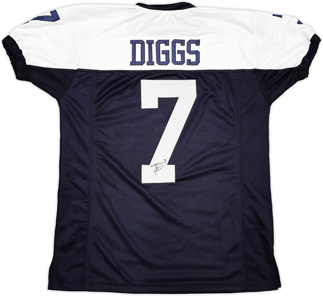 Dallas Cowboys Trevon Diggs Autographed Signed Blue & White Jersey PSA/DNA